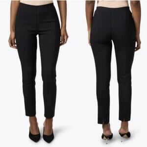 PEARL By Lela Rose Equestrian Black Fitted High Rise Riding Pants Trousers 2